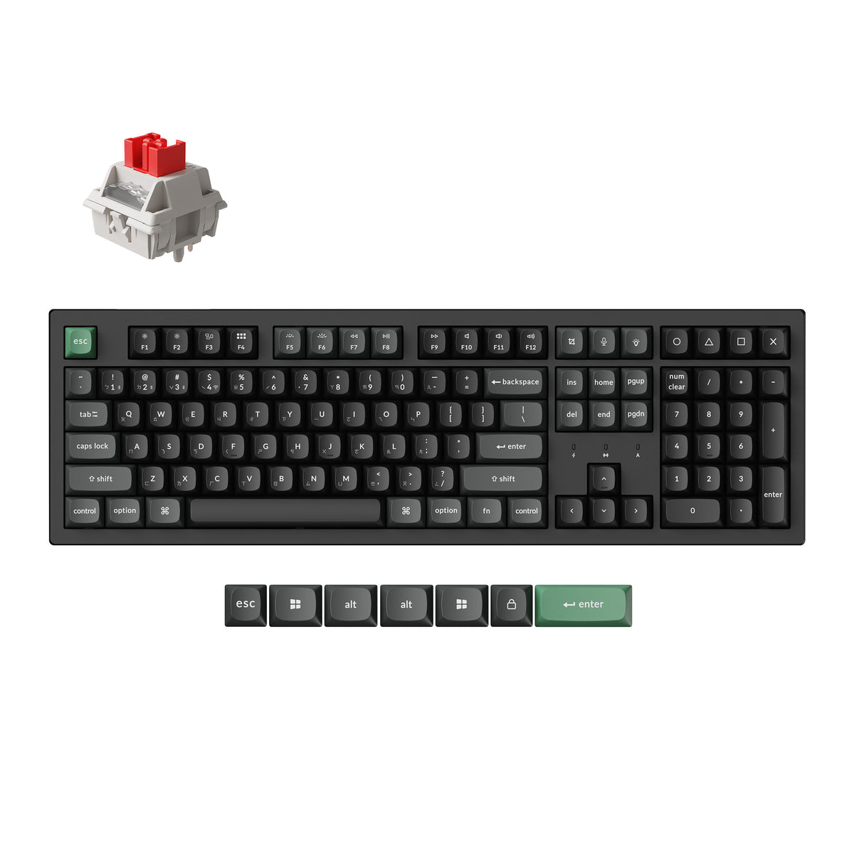 Keychron K10 Ultra 8K 無線客製化機械鍵盤(注音版本)