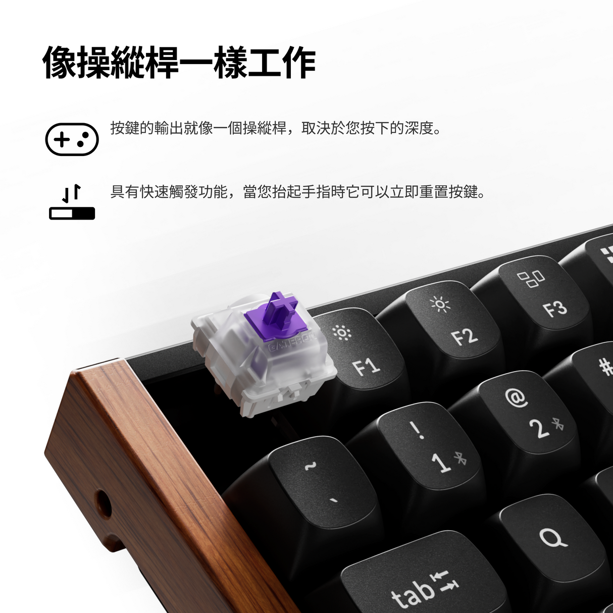 Keychron K2 HE 無線磁軸鍵盤(英文版本)