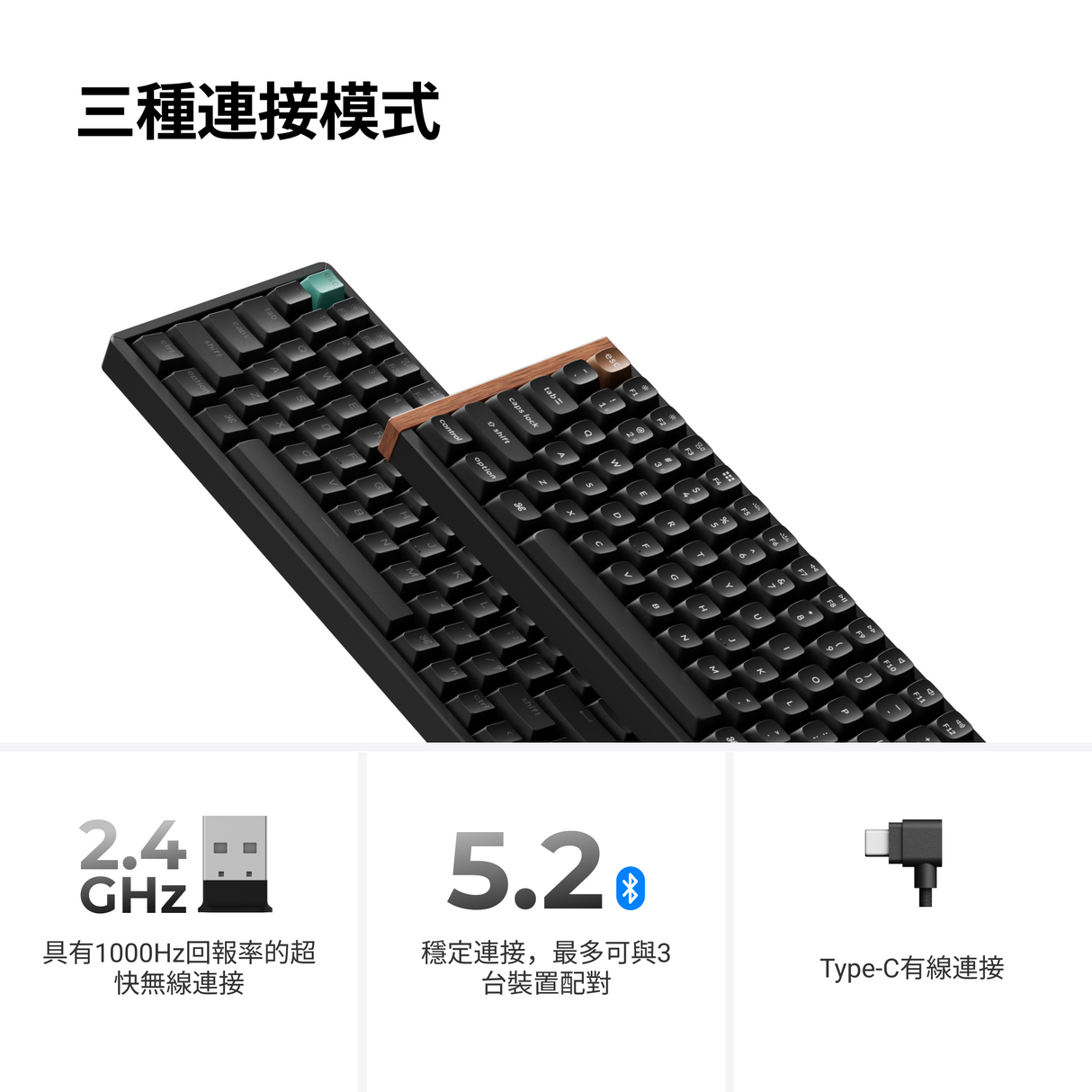 Keychron K2 HE 無線磁軸鍵盤(英文版本)