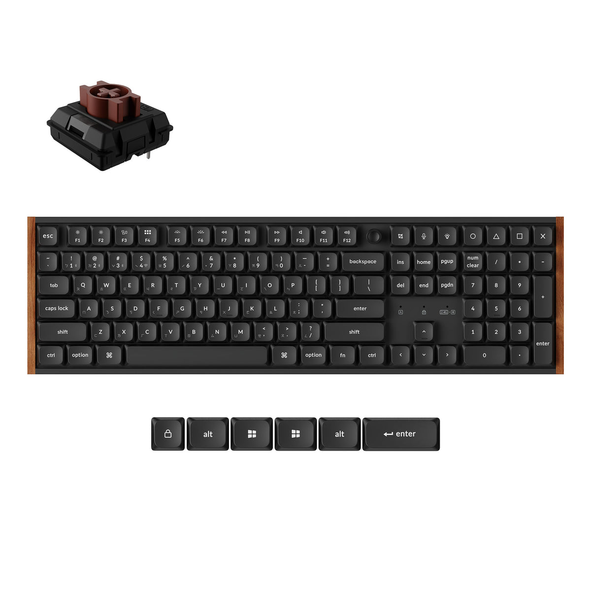Keychron K5 Ultra 8K 矮軸 無線客製化機械鍵盤(注音版本)