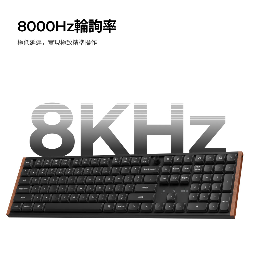 Keychron K5 Ultra 8K 矮軸 無線客製化機械鍵盤(注音版本)