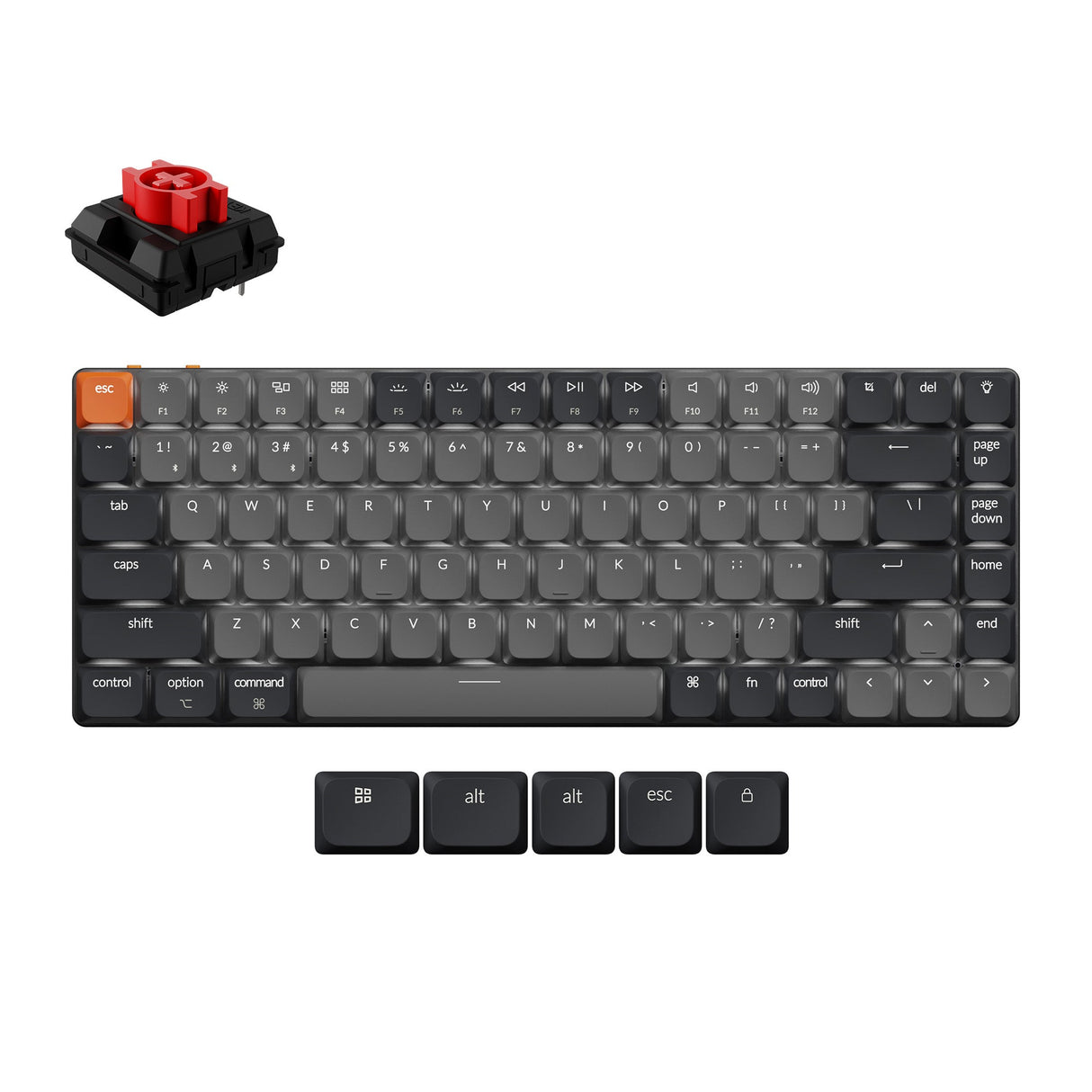 Keychron-K3-Version-3-Ultra-Slim-Wireless-Mechanical-Keyboard-Low-Profile-Red-Switch-White-Backlight