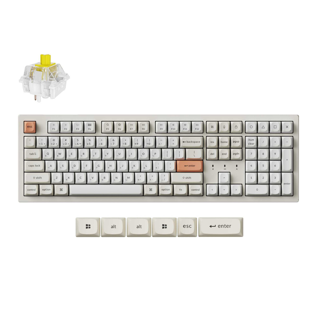 Keychron K10 Max ZMK無線機械式鍵盤(注音版本)