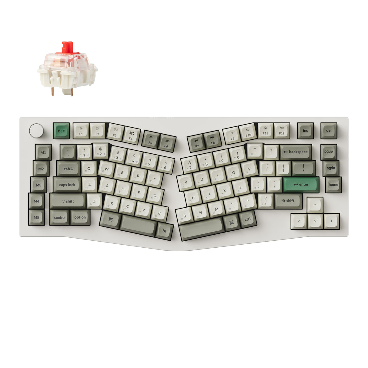 Keychron Q10 Max(Alice佈局) QMK/VIA 全鋁客製化 無線機械式鍵盤(注音版本)