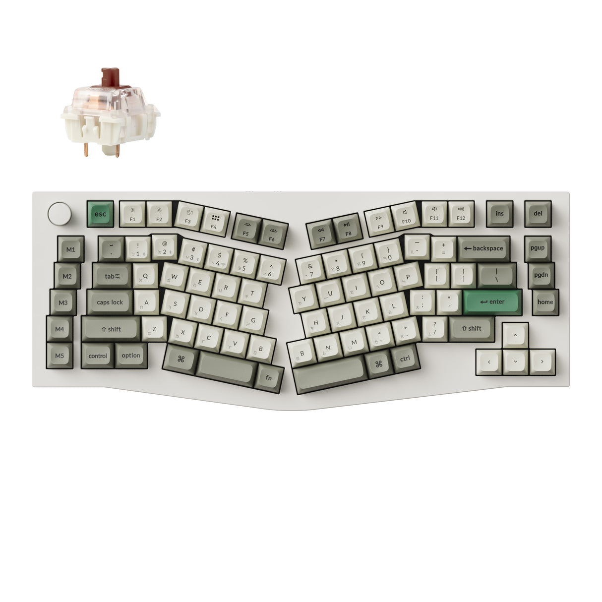 Keychron Q10 Max(Alice佈局) QMK/VIA 全鋁客製化 無線機械式鍵盤(注音版本)