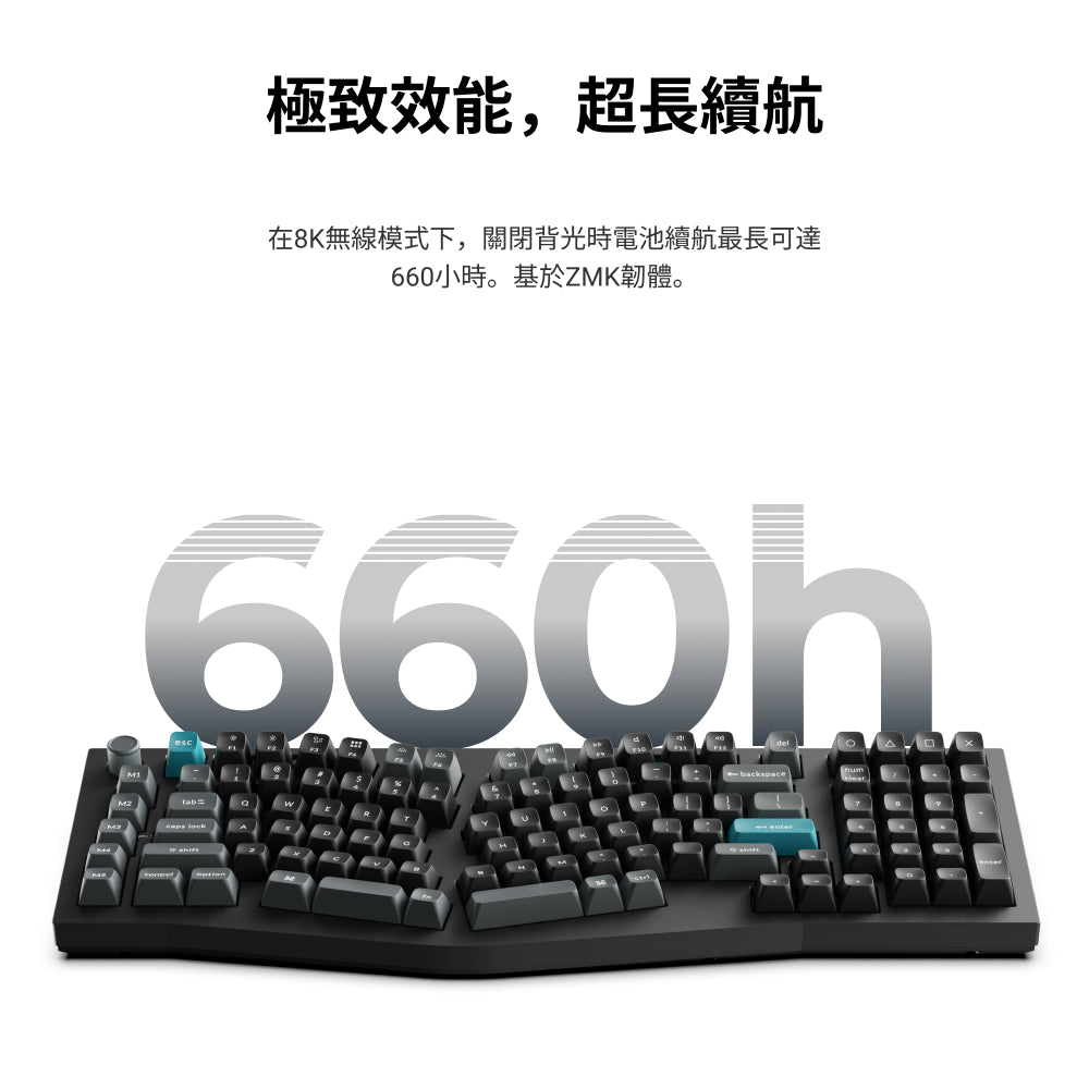 Keychron Q13 Ultra 8K Alice佈局 無線客製化機械鍵盤(英文版本)
