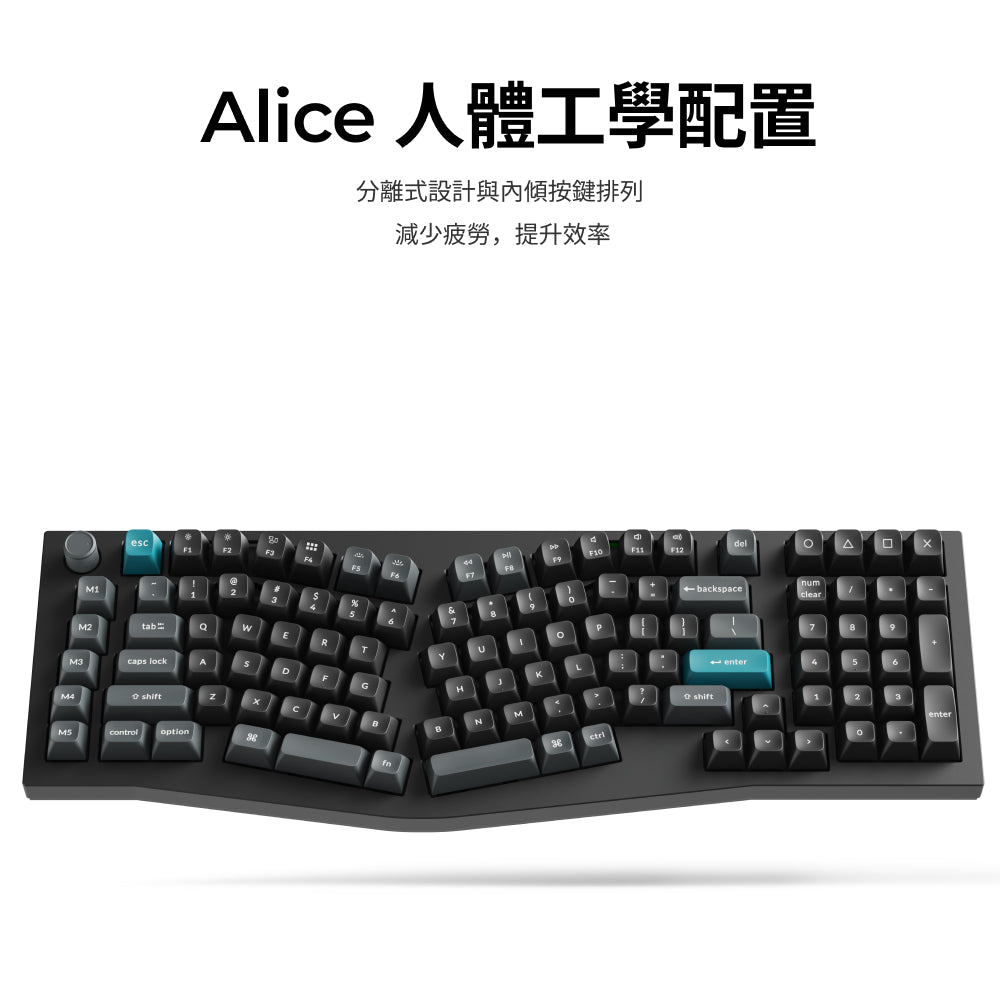 Keychron Q13 Ultra 8K Alice佈局 無線客製化機械鍵盤(英文版本)