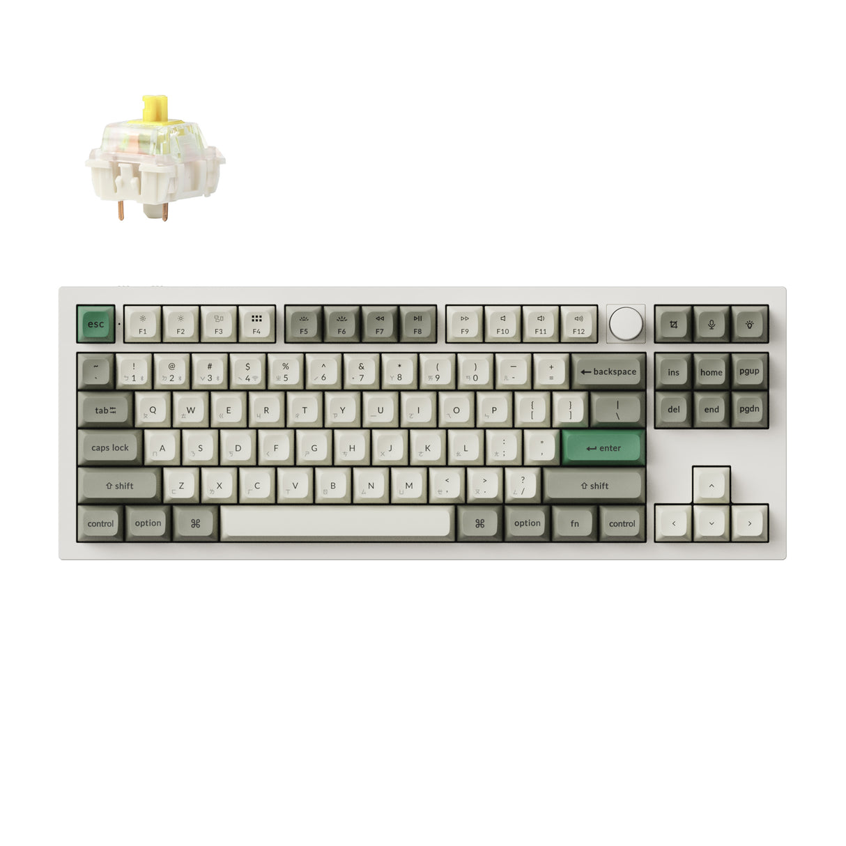 Keychron Q3 Max QMK/VIA 全鋁客製化 無線機械式鍵盤(注音版本)