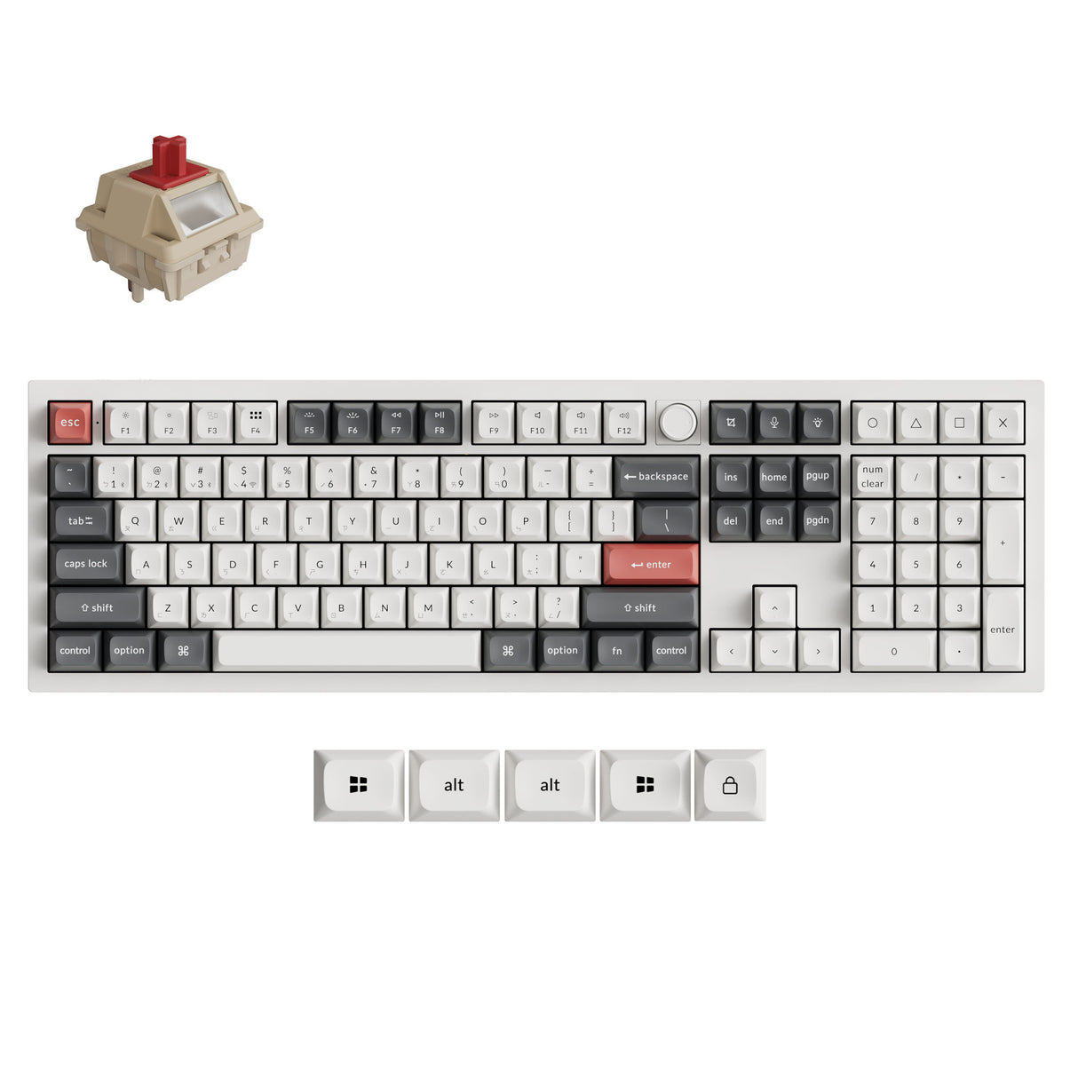 Keychron Q6 Ultra 8K 無線客製化機械鍵盤(注音版本)