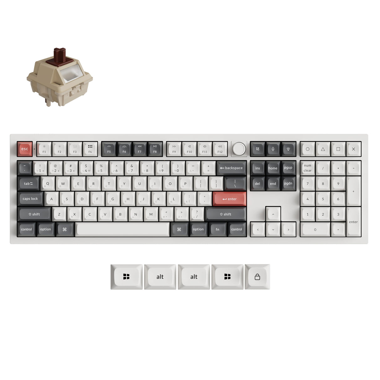 Keychron Q6 Ultra 8K 無線客製化機械鍵盤(注音版本)