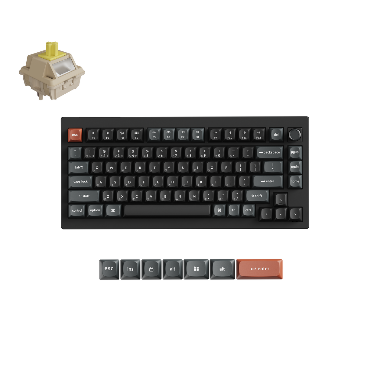 Keychron V1 Ultra 8K 無線客製化機械鍵盤(注音版本)