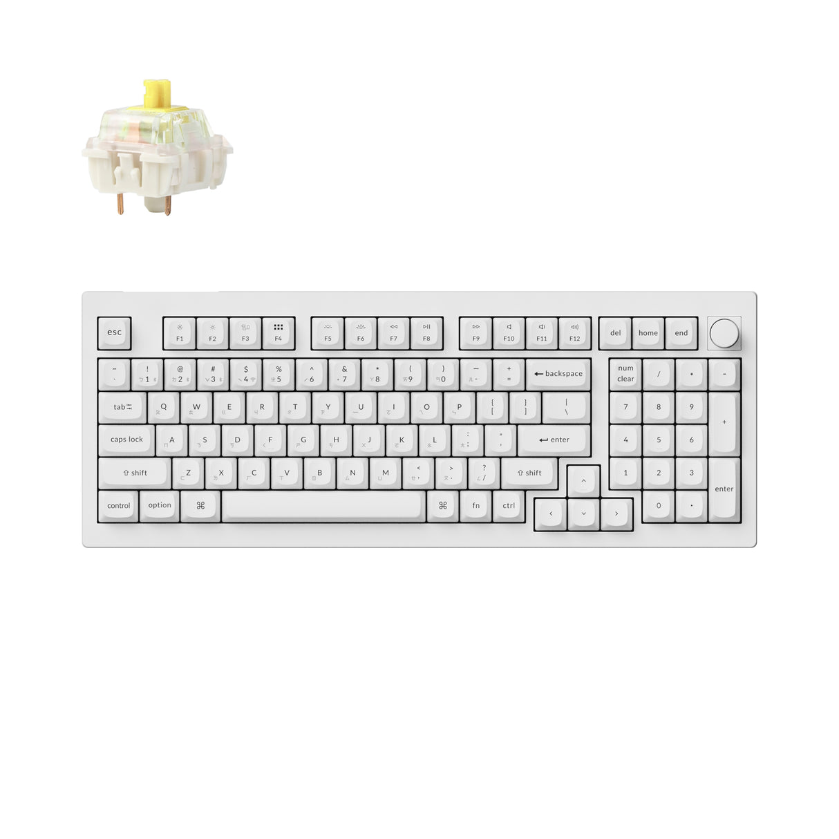 Keychron V5 Max QMK/VIA 無線客製化機械式鍵盤(注音版本)