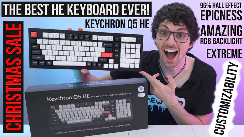 Keychron鍵盤影片評論 - 十二月 2024