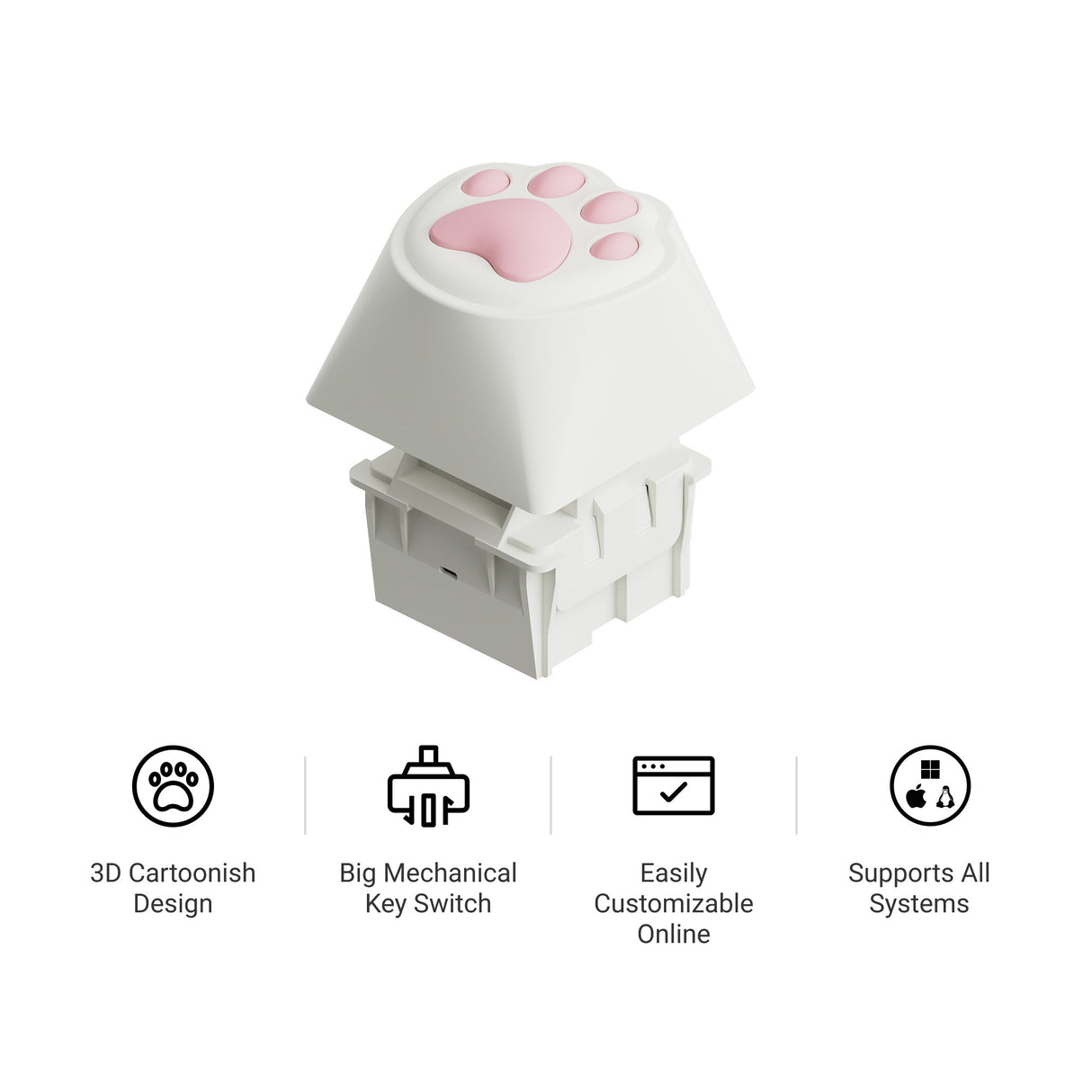 Big Kitty Paw Key Iconic Features