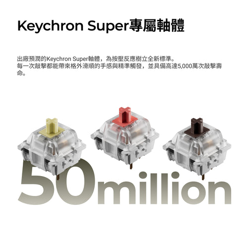 Keychron C1 Pro 8K QMK 有線機械鍵盤(注音版本)