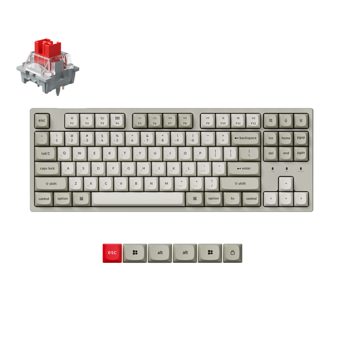 Keychron C1 Pro 8K QMK 有線機械鍵盤(注音版本)