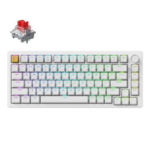 Keychron J2 QMK 無線機械鍵盤 含旋鈕 (注音版本)