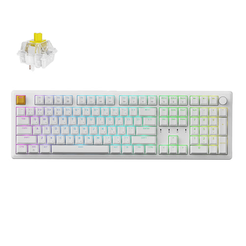 Keychron J5 QMK 無線機械鍵盤 含旋鈕 (注音版本)