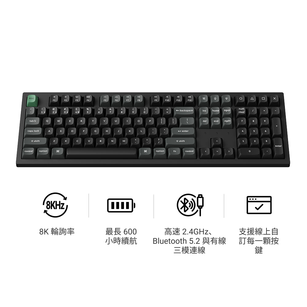 Keychron K10 Ultra 8K 無線客製化機械鍵盤(注音版本)