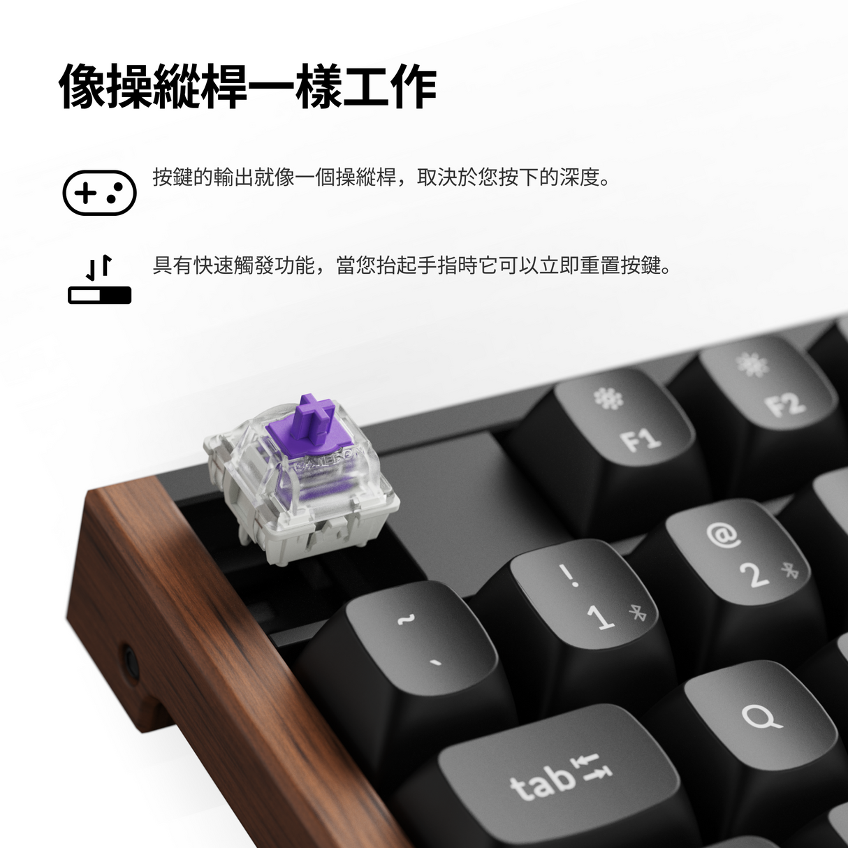 Keychron K10 HE 無線磁軸鍵盤(英文版本)
