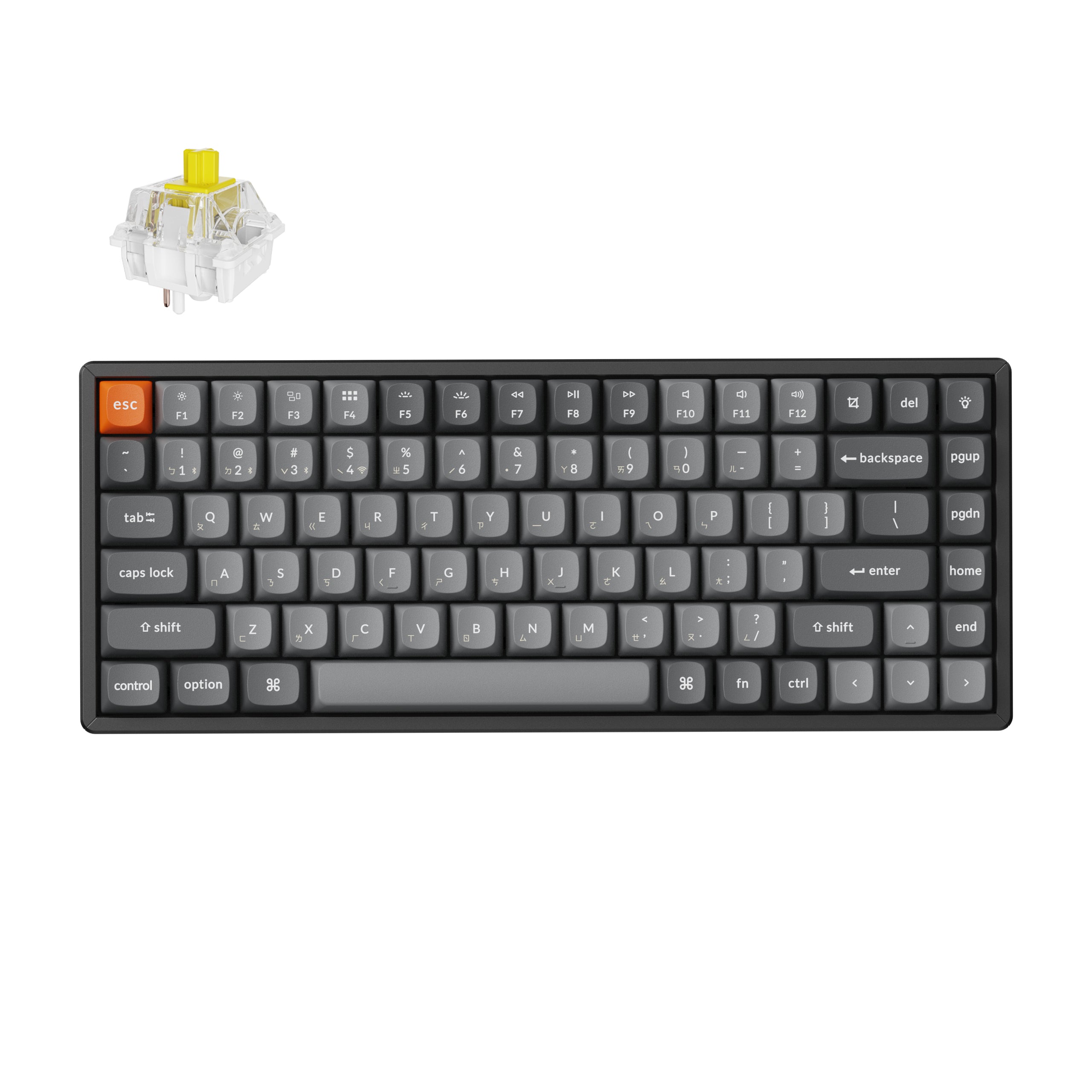Keychron K2 MAX 茶軸 Keychron K2 Max QMK 無線機械式鍵盤(注音版本) – Keychron Taiwan