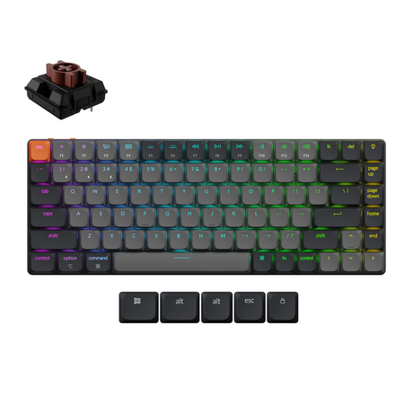 Keychron K3 QMK 矮軸 無線機械鍵盤 第三代(英文版本-送注音轉印貼紙)