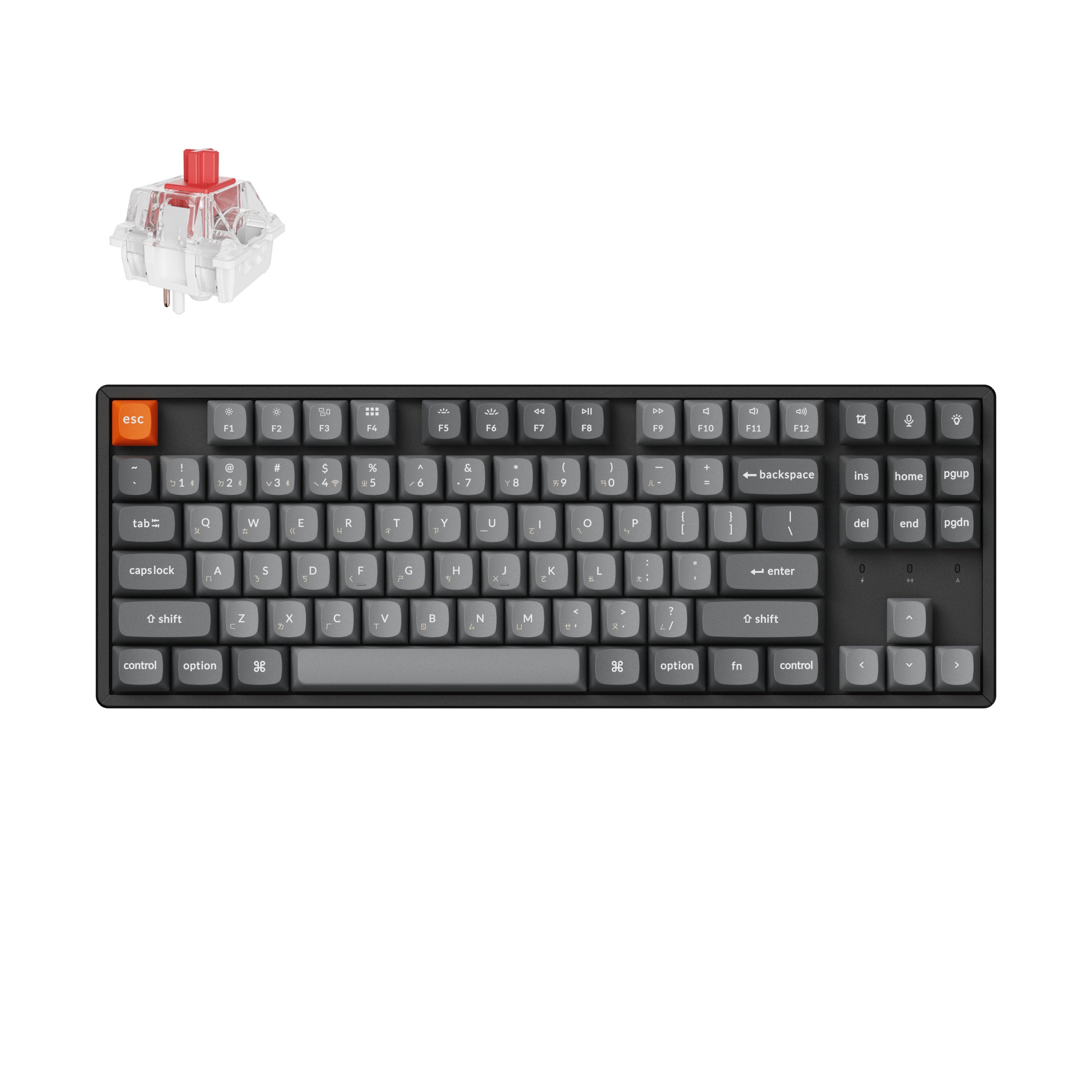Keychron K8 Max QMK 無線機械式鍵盤(注音版本) – Keychron Taiwan