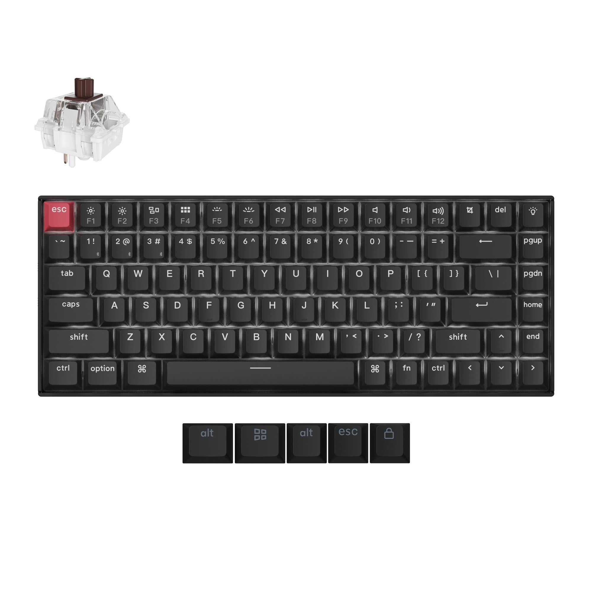 Keychron K2 QMK 無線機械鍵盤第三代(英文版本-送注音轉印貼紙