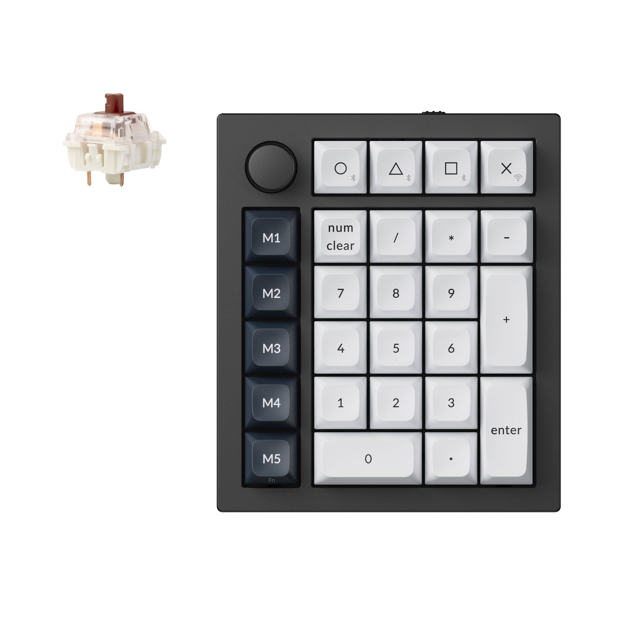 keychron Q0 MAX 茶軸　美品 Keychron-K5-Max-brown- キーボード