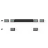 Cherry高度 雙色注塑 PBT材質 駭客薄荷鍵帽