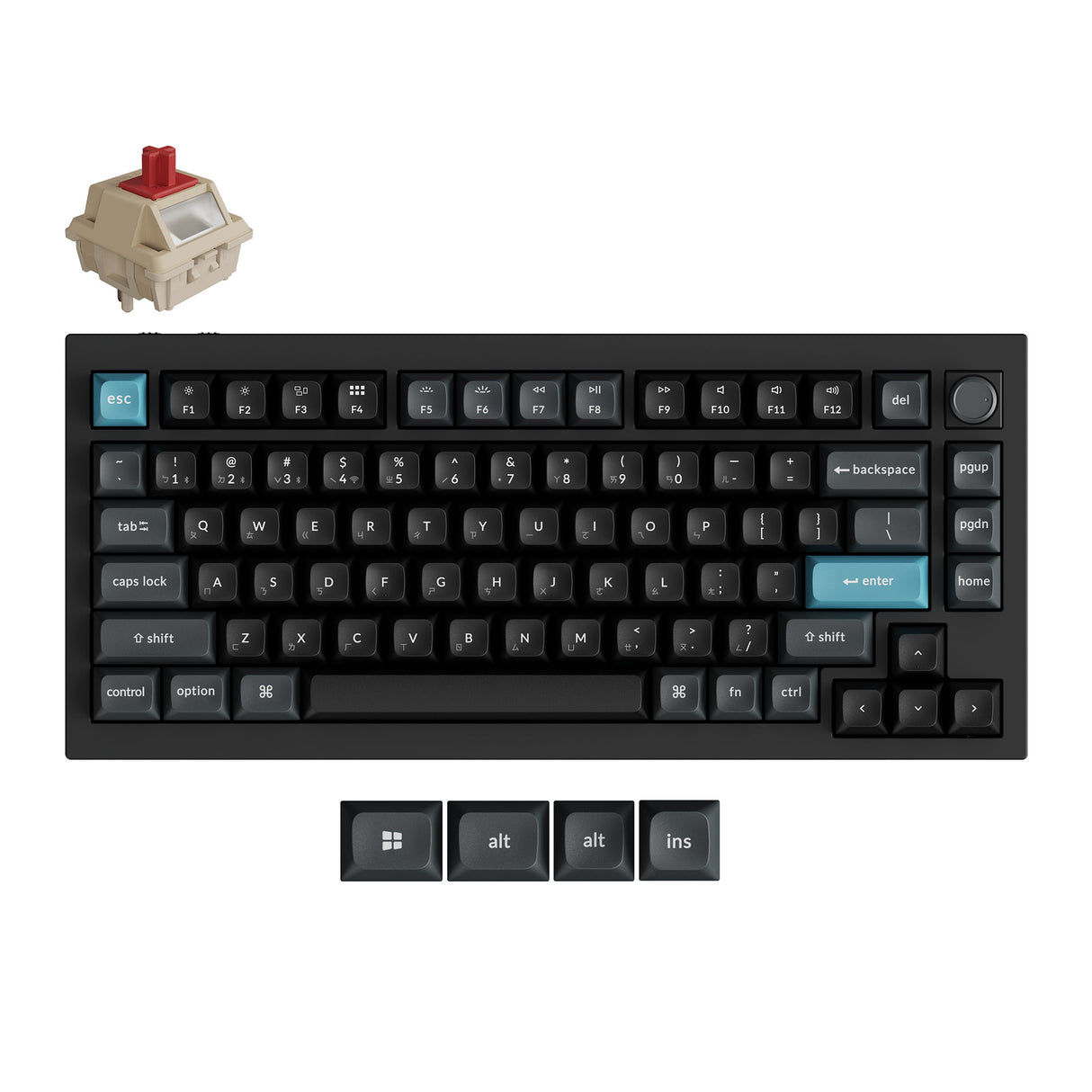 Keychron Q1 Ultra 8K 無線客製化機械鍵盤(注音版本)