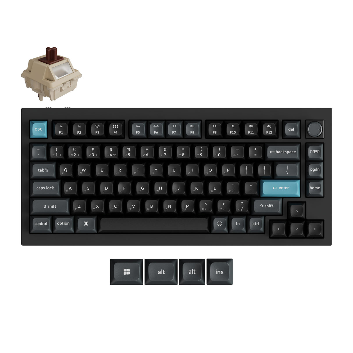 Keychron Q1 Ultra 8K 無線客製化機械鍵盤(注音版本)