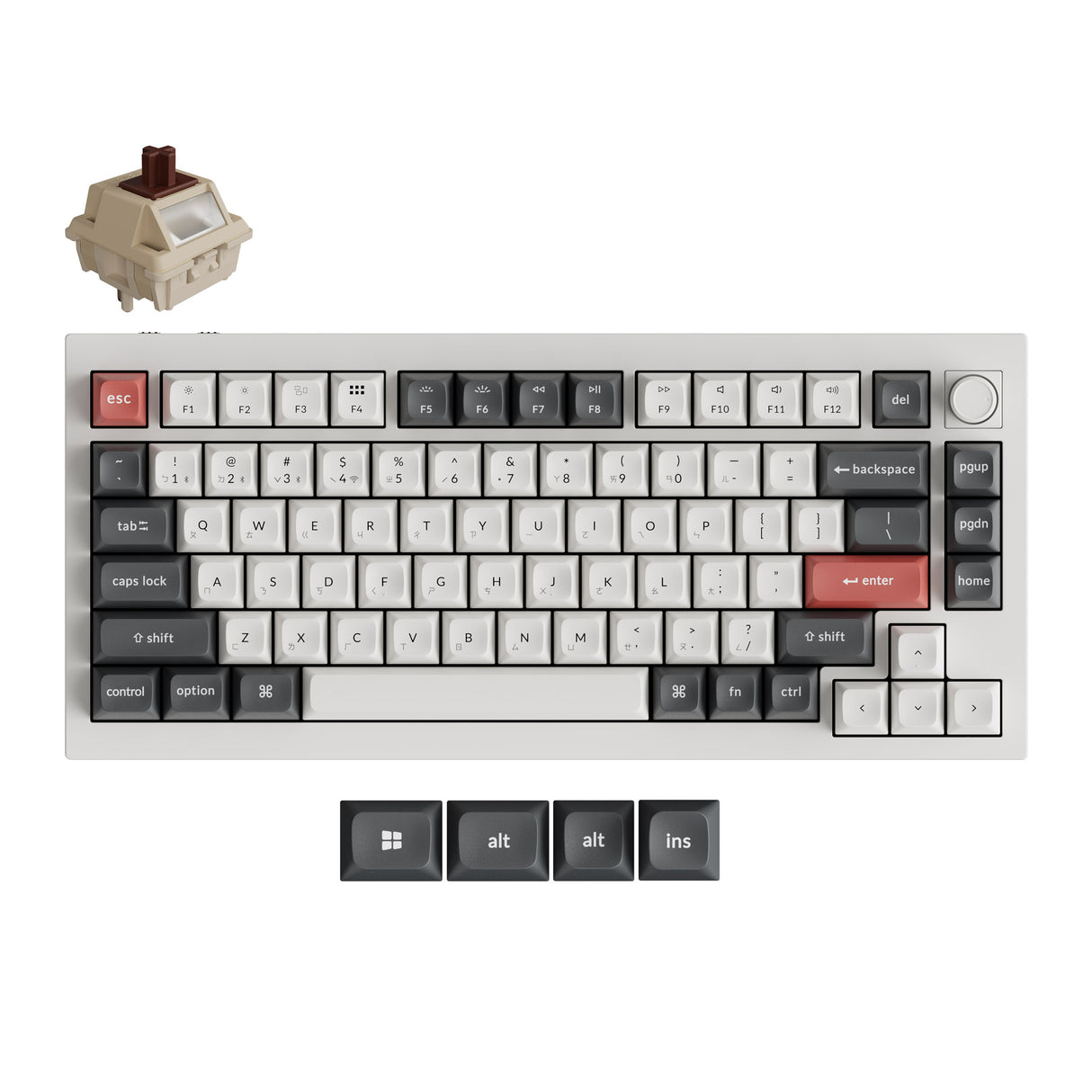 Keychron Q1 Ultra 8K 無線客製化機械鍵盤(注音版本)