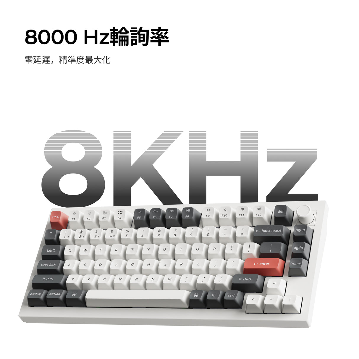 Keychron Q1 Ultra 8K 無線客製化機械鍵盤(注音版本)
