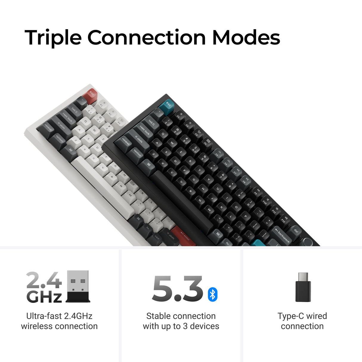 Keychron Q1 Ultra 8K 無線客製化機械鍵盤(注音版本)