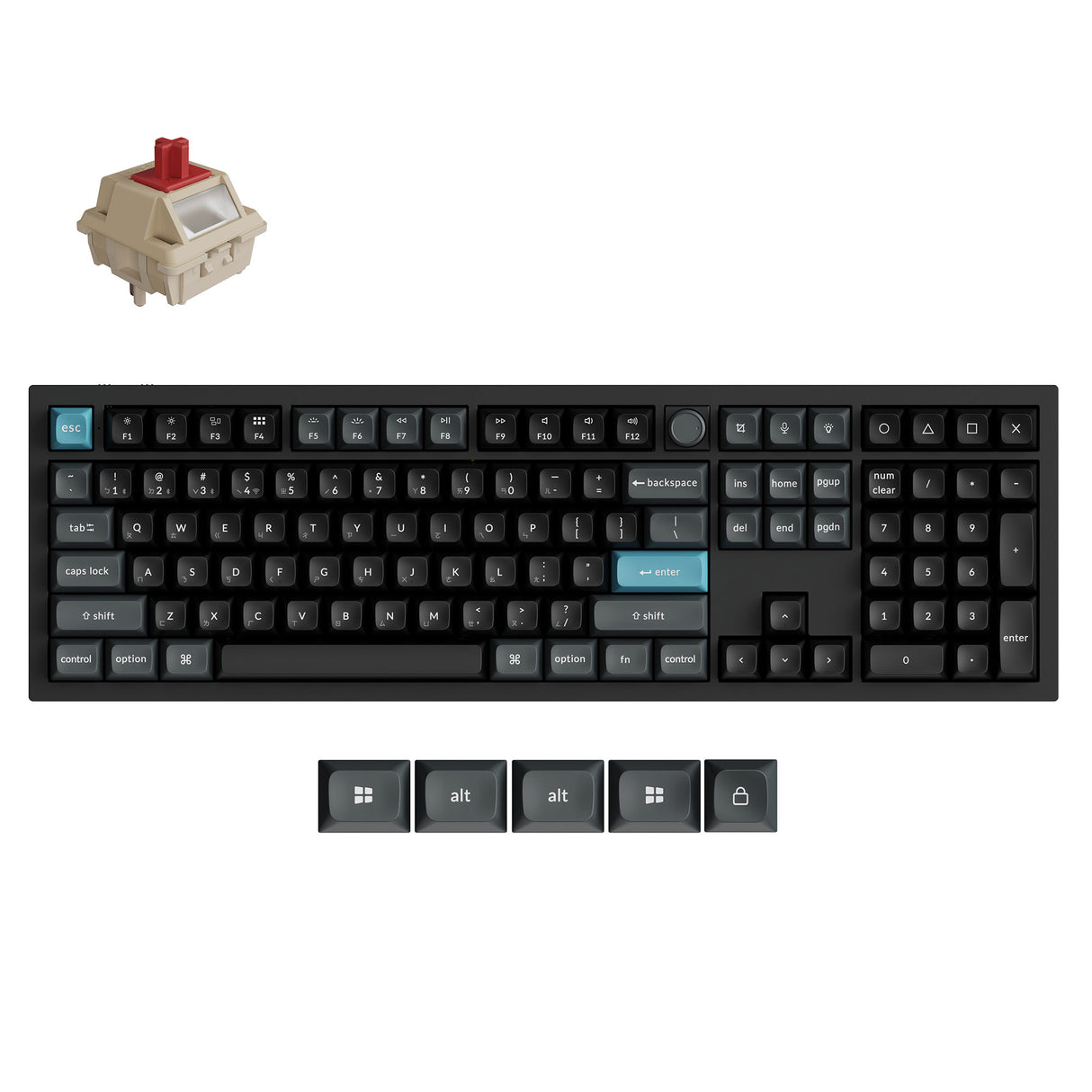Keychron Q6 Ultra 8K 無線客製化機械鍵盤(注音版本)