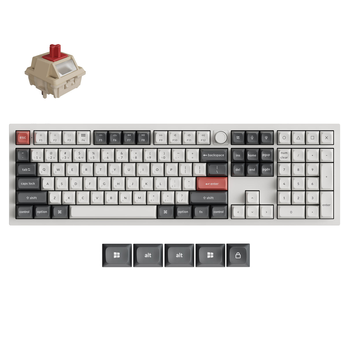Keychron Q6 Ultra 8K 無線客製化機械鍵盤(注音版本)
