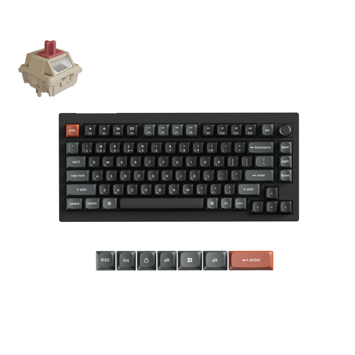 Keychron V1 Ultra 8K 無線客製化機械鍵盤(注音版本)