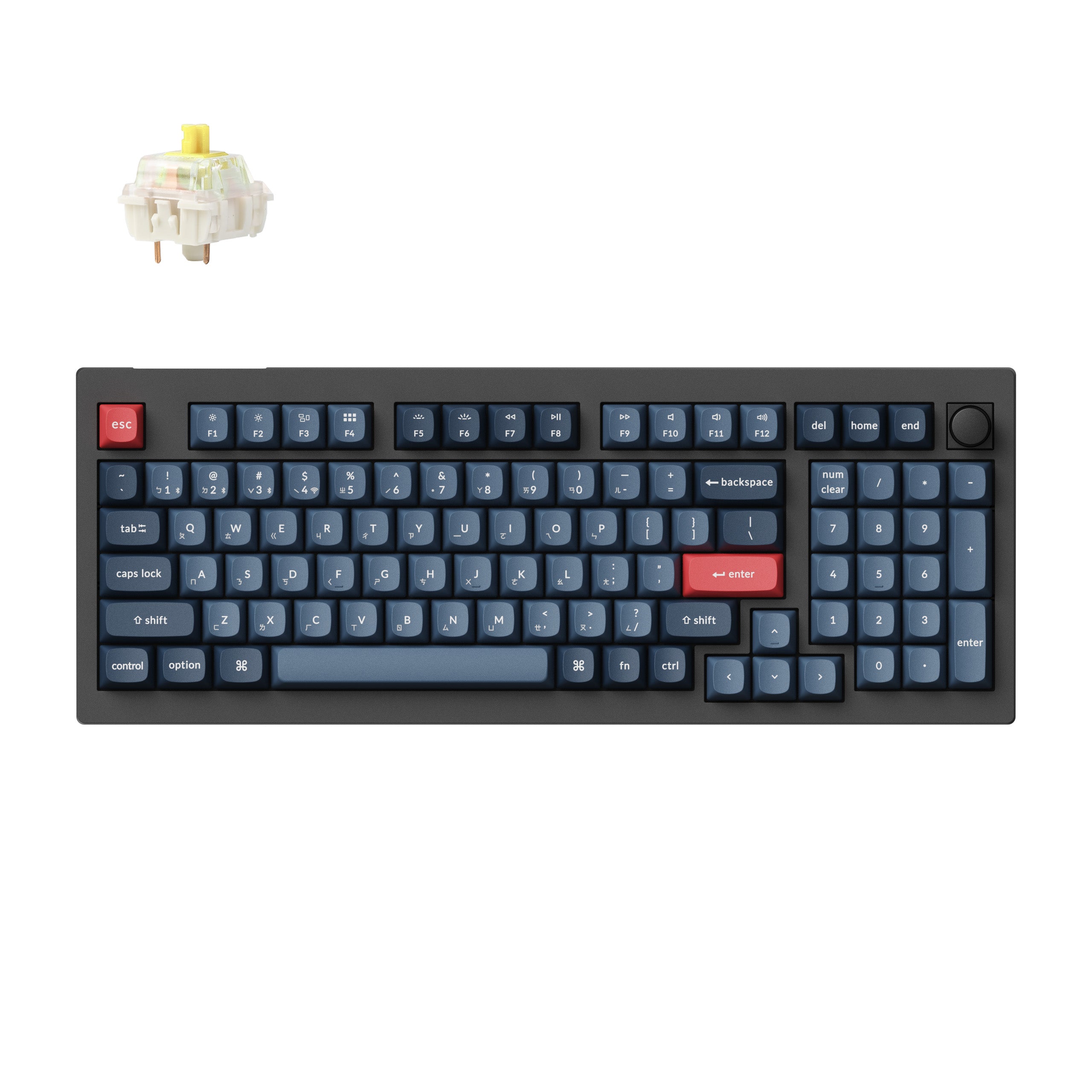 Keychron V5 Max QMK/VIA 無線客製化機械式鍵盤(注音版本) – Keychron