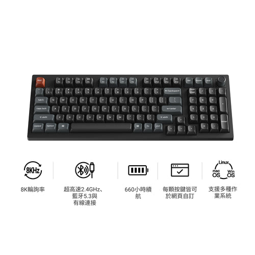 Keychron V5 Ultra 8K 無線客製化機械鍵盤(注音版本)