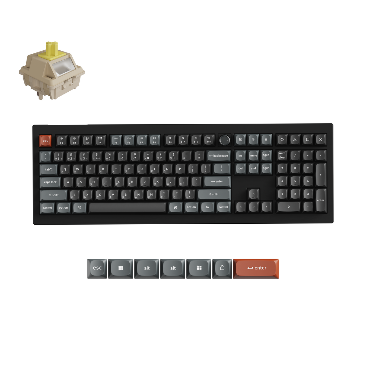 Keychron V6 Ultra 8K 無線客製化機械鍵盤(注音版本)