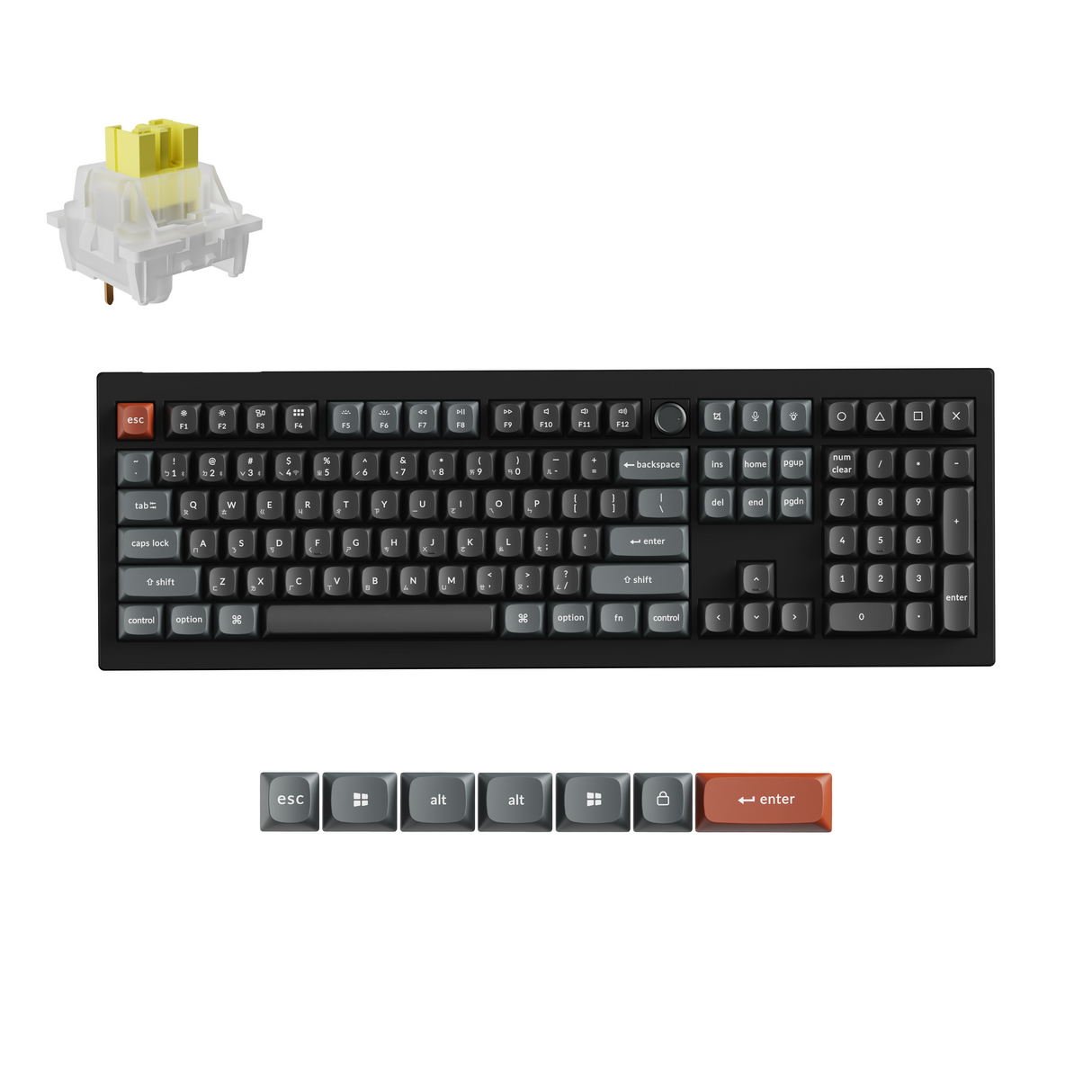 Keychron V6 Ultra 8K 無線客製化機械鍵盤(注音版本)